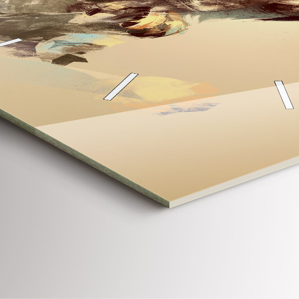 Kwadratowy zegar Sowa - znak mądrości