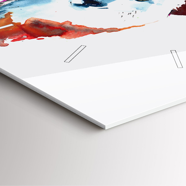 Kwadratowy zegar Wilk i Pełnia