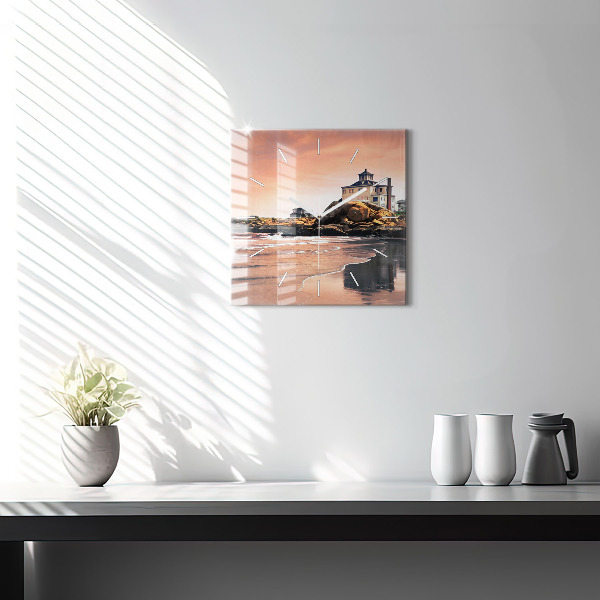 Kwadratowy zegar Wybrzeże Sherman