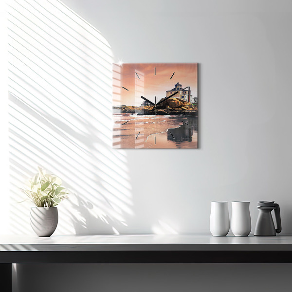 Kwadratowy zegar Wybrzeże Sherman