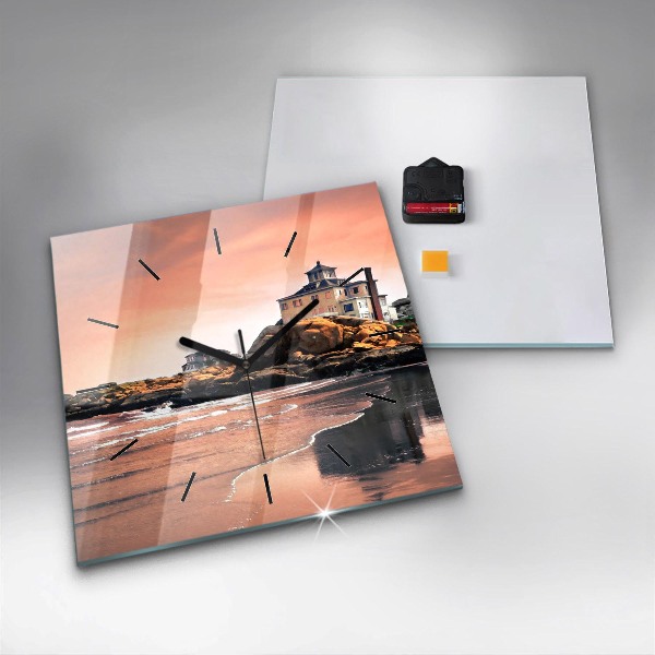 Kwadratowy zegar Wybrzeże Sherman