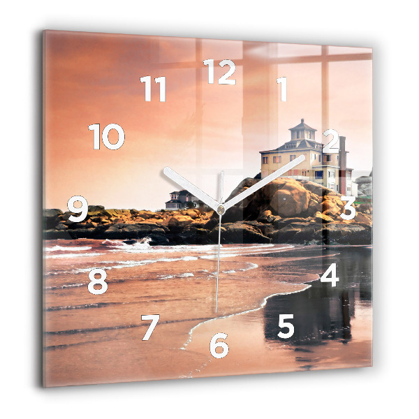 Kwadratowy zegar Wybrzeże Sherman