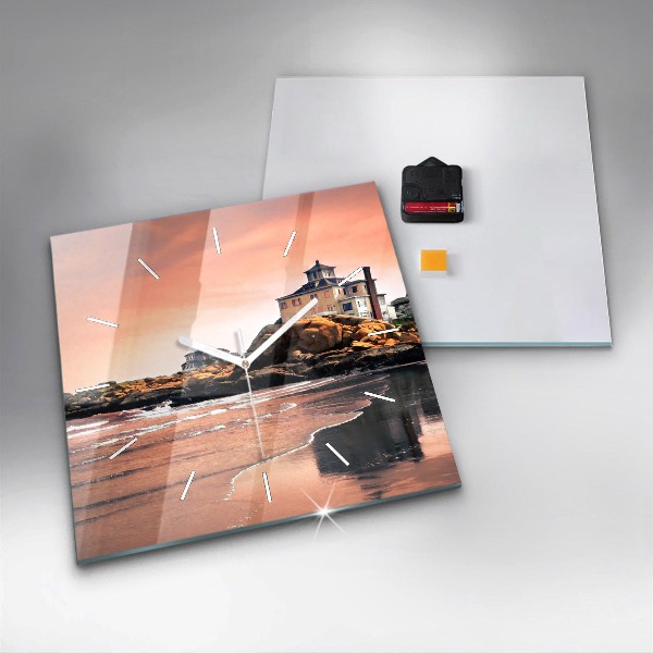 Kwadratowy zegar Wybrzeże Sherman