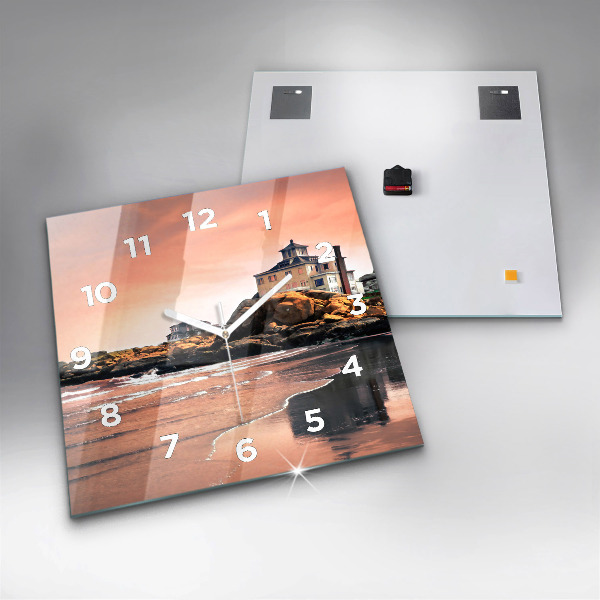 Kwadratowy zegar Wybrzeże Sherman