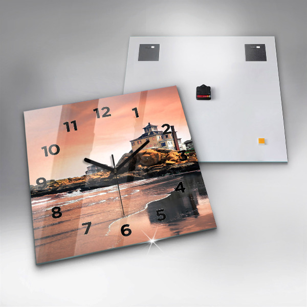 Kwadratowy zegar Wybrzeże Sherman