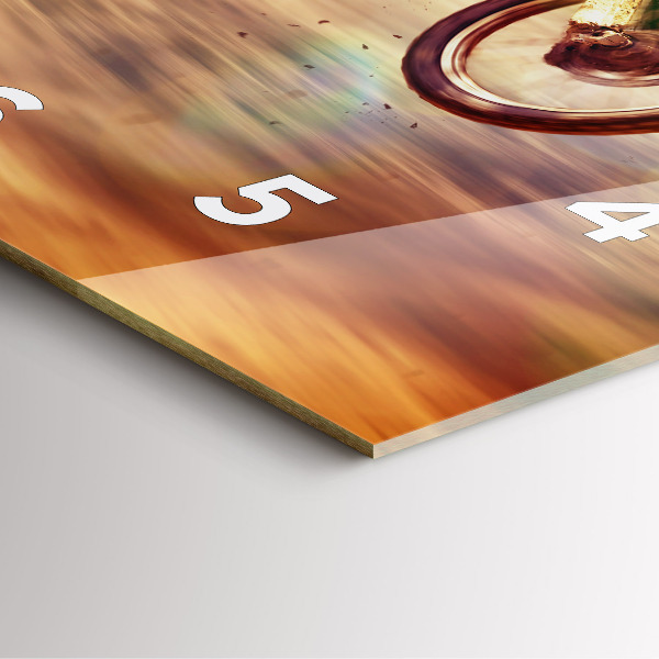 Kwadratowy zegar Motocross Enduro