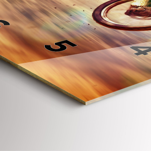 Kwadratowy zegar Motocross Enduro