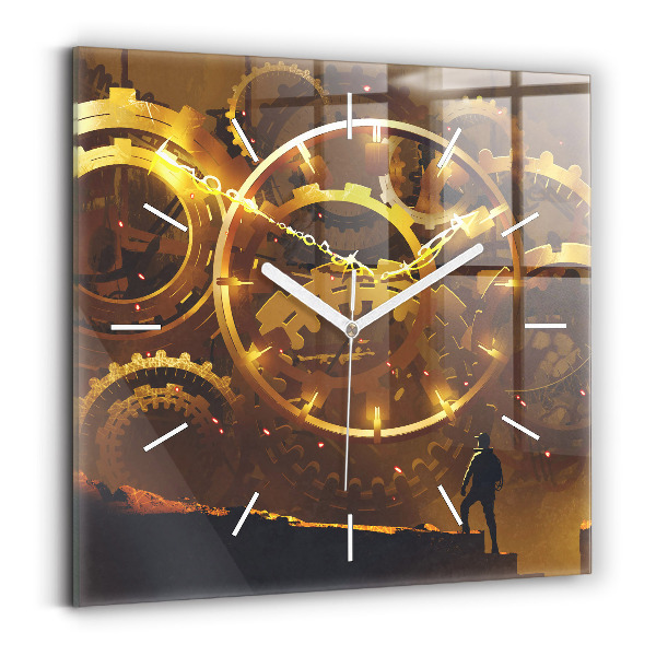 Kwadratowy zegar Czas – Mechanizm