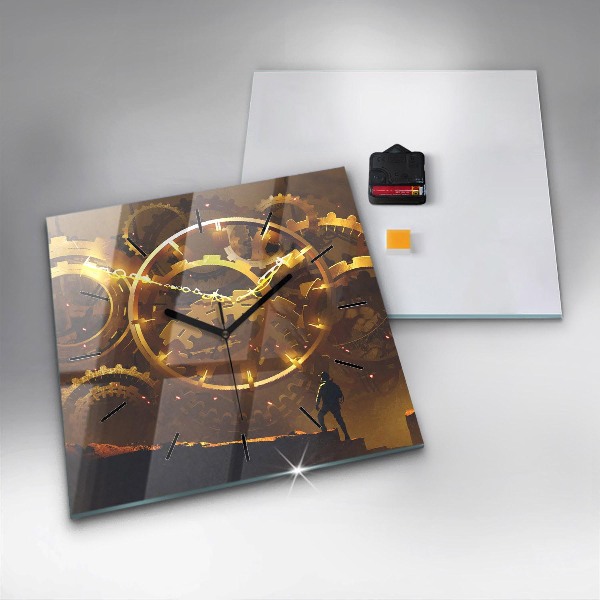 Kwadratowy zegar Czas – Mechanizm