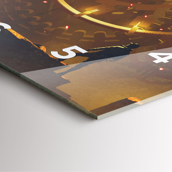 Kwadratowy zegar Czas – Mechanizm