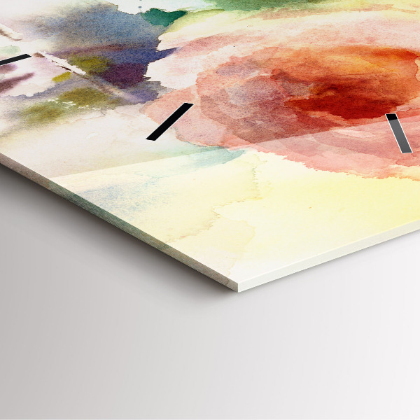 Kwadratowy zegar Wizualizacja Natury