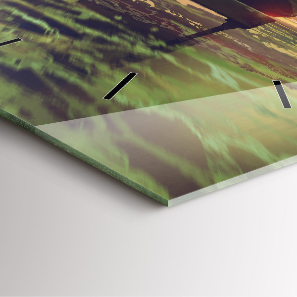 Kwadratowy zegar Koncert na plaży