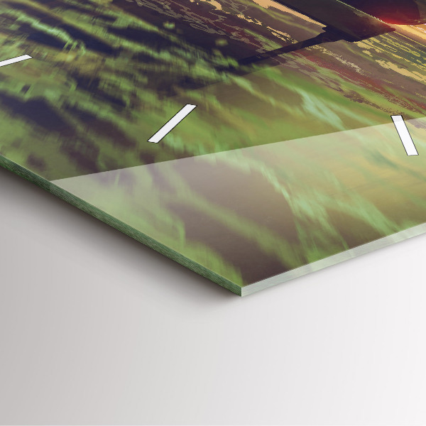 Kwadratowy zegar Koncert na plaży