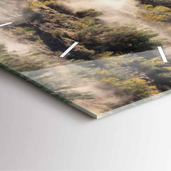 Kwadratowy zegar Stado rozpędzonych koni