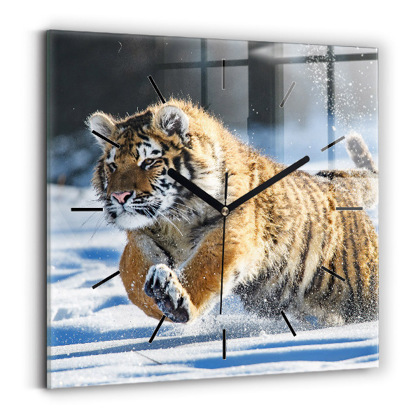 Kwadratowy zegar Odważny Krok Na Przód