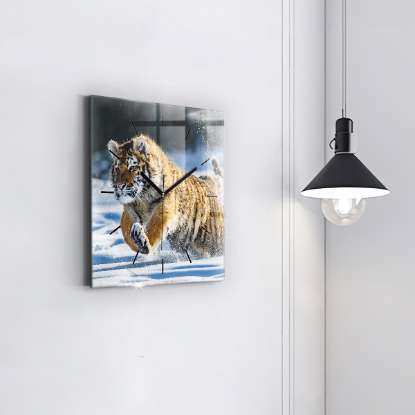 Kwadratowy zegar Odważny Krok Na Przód