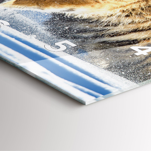 Kwadratowy zegar Odważny Krok Na Przód