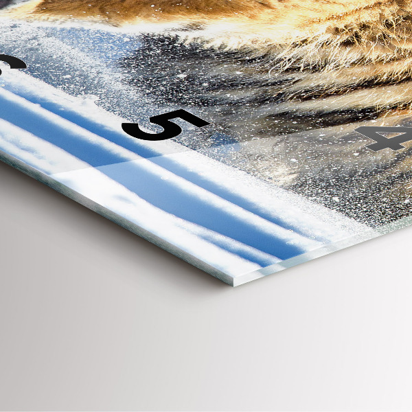 Kwadratowy zegar Odważny Krok Na Przód