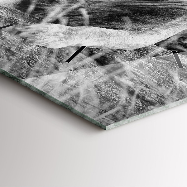 Kwadratowy zegar Abstrakcja - Lew