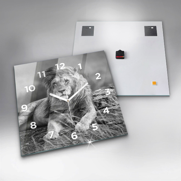 Kwadratowy zegar Abstrakcja - Lew