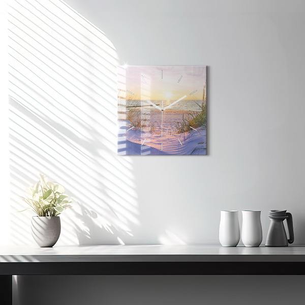 Kwadratowy zegar Polskie Morze Słoneczne