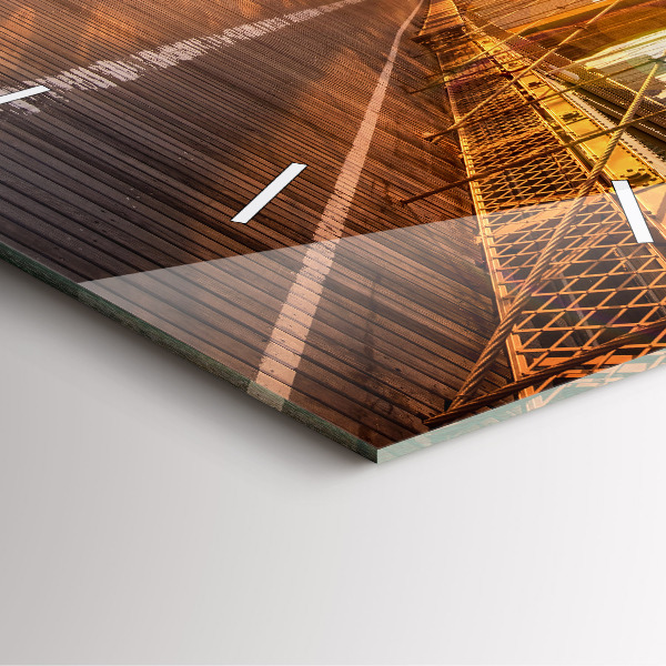 Kwadratowy zegar Most Brookliński NYC