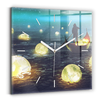 Kwadratowy zegar Abstrakcja