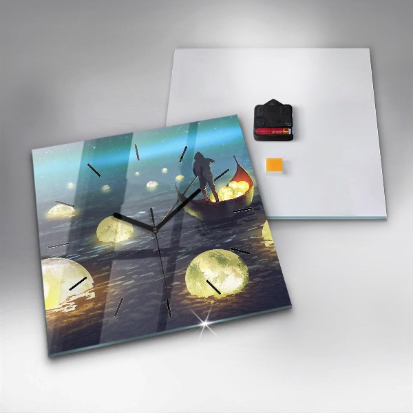 Kwadratowy zegar Abstrakcja