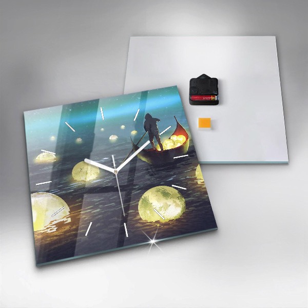 Kwadratowy zegar Abstrakcja