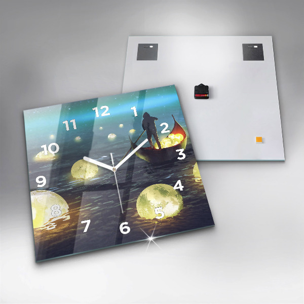 Kwadratowy zegar Abstrakcja