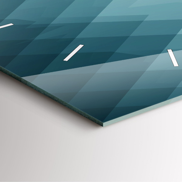 Kwadratowy zegar Geometryczne figury