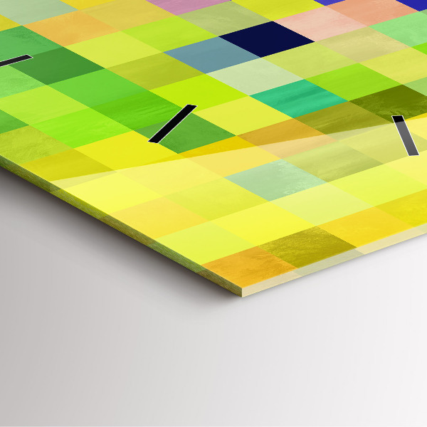 Kwadratowy zegar Kompozycja Kwadratów