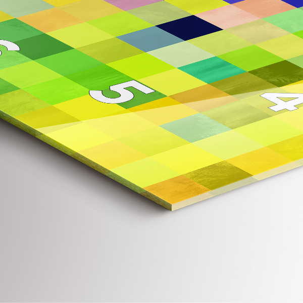 Kwadratowy zegar Kompozycja Kwadratów