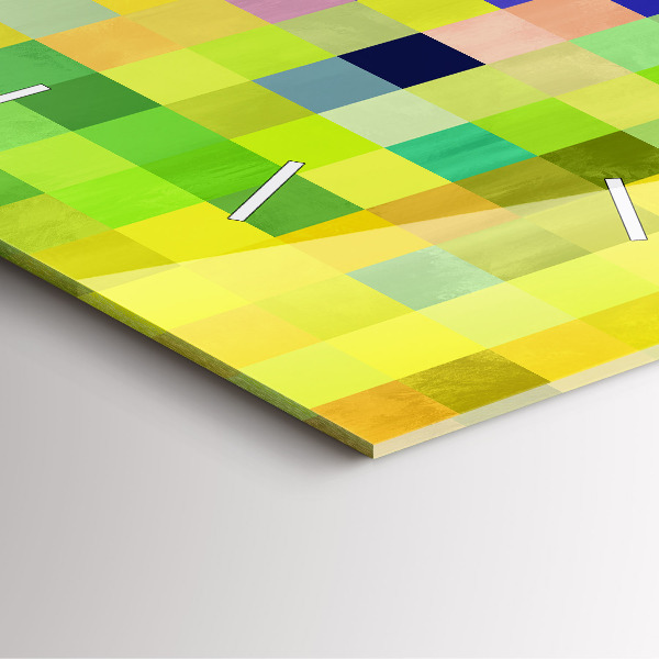 Kwadratowy zegar Kompozycja Kwadratów