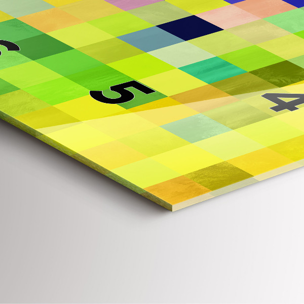 Kwadratowy zegar Kompozycja Kwadratów