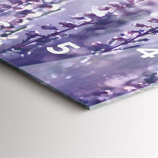 Kwadratowy zegar Abstrakcja