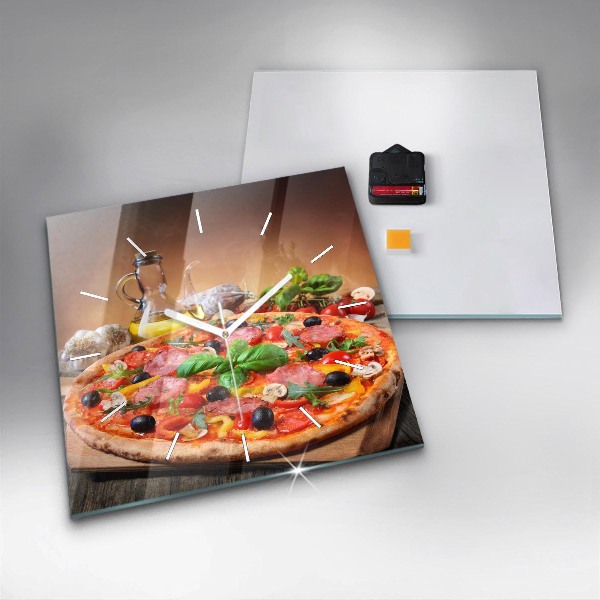 Kwadratowy zegar Kulinarne Serce Włoch