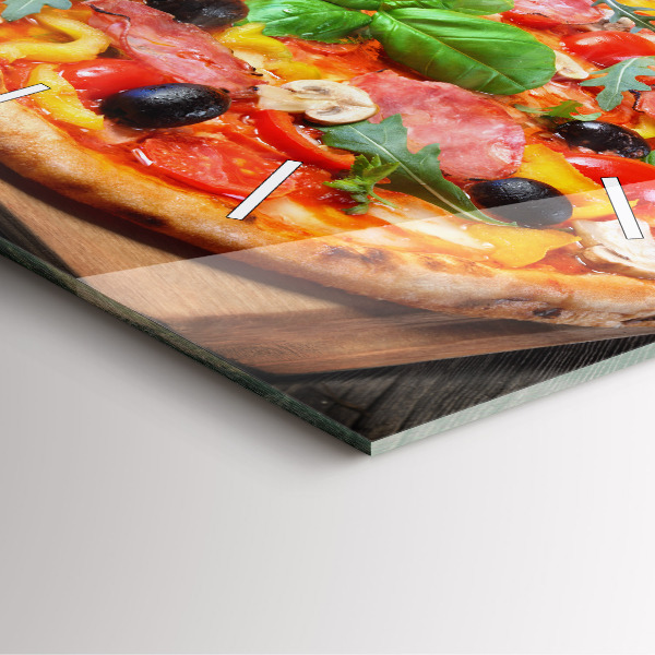 Kwadratowy zegar Kulinarne Serce Włoch