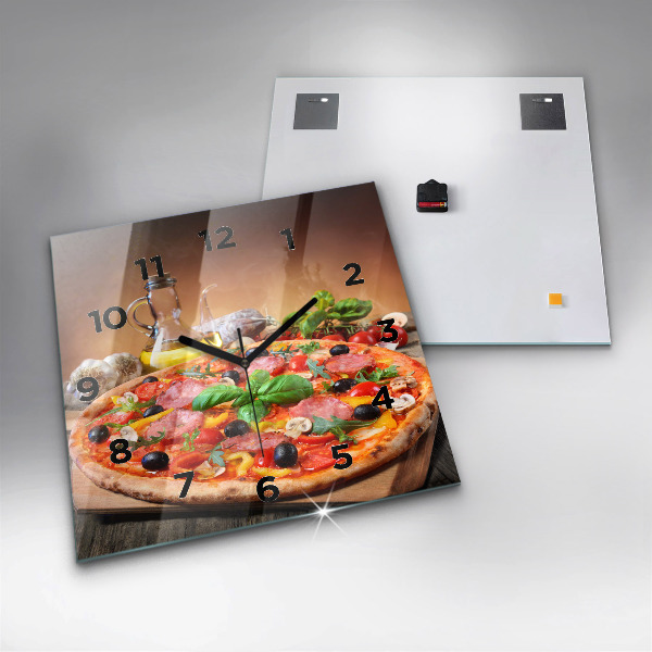 Kwadratowy zegar Kulinarne Serce Włoch