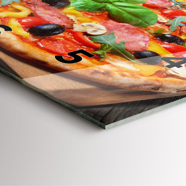 Kwadratowy zegar Kulinarne Serce Włoch