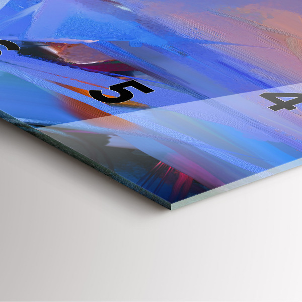 Kwadratowy zegar Pejzaż morski