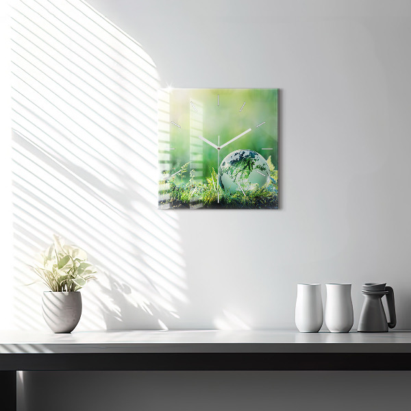 Kwadratowy zegar Kula Ziemska