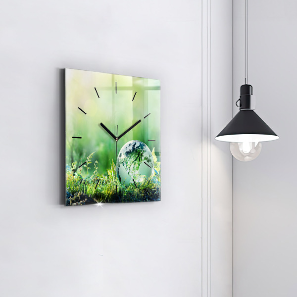 Kwadratowy zegar Kula Ziemska