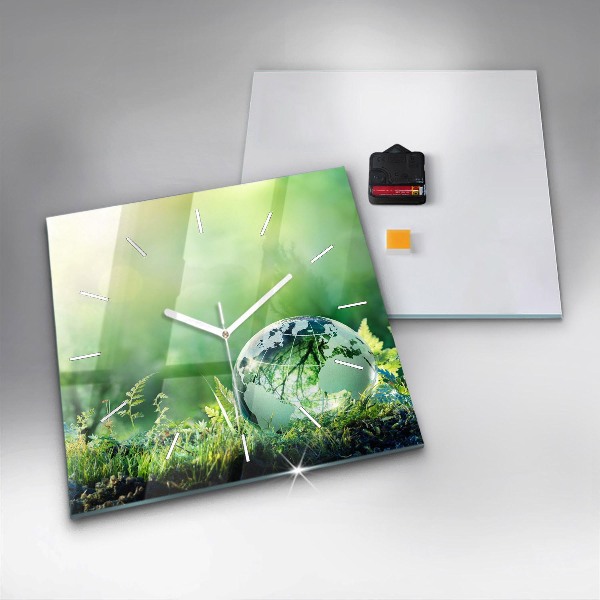 Kwadratowy zegar Kula Ziemska