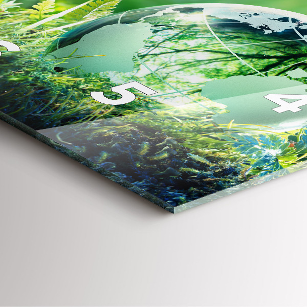 Kwadratowy zegar Kula Ziemska