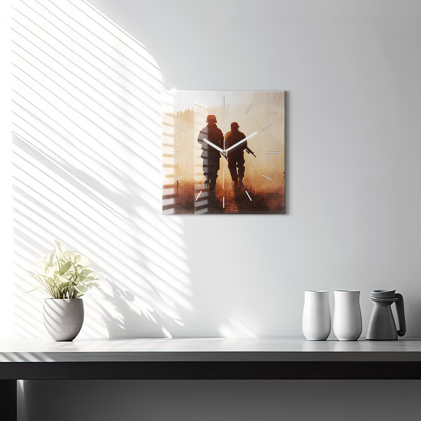 Kwadratowy zegar Marines Stanów Zjednoczonych