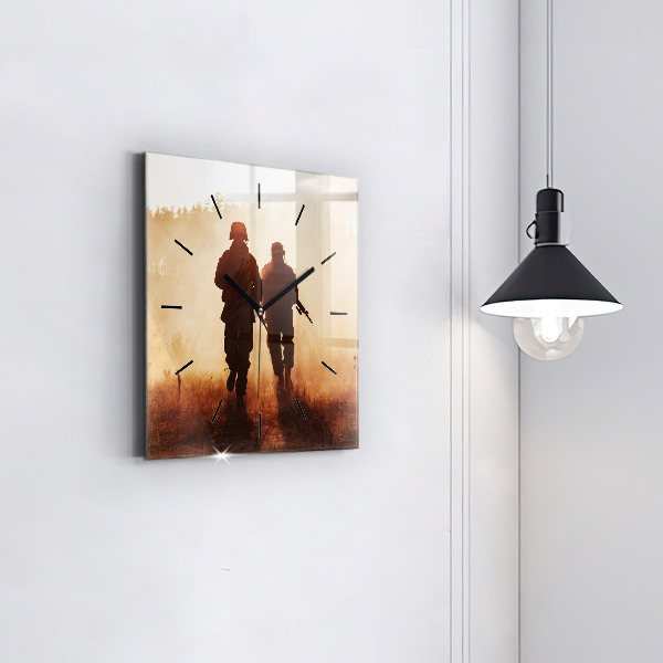 Kwadratowy zegar Marines Stanów Zjednoczonych