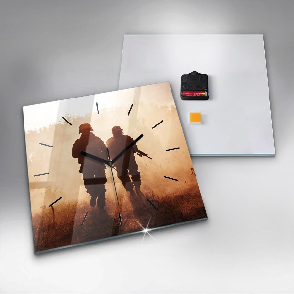 Kwadratowy zegar Marines Stanów Zjednoczonych