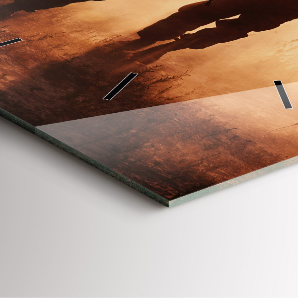 Kwadratowy zegar Marines Stanów Zjednoczonych