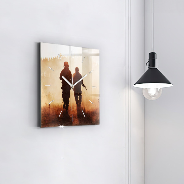 Kwadratowy zegar Marines Stanów Zjednoczonych